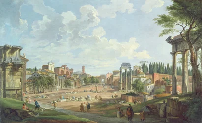 Vue du Forum romain, 1747